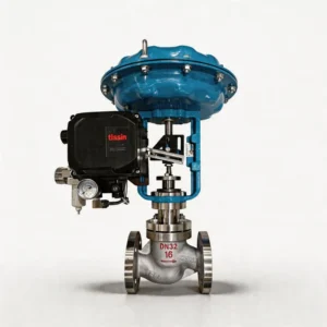 Pneumatic Control Valve with Diaphragm Actuator for Turbine Bypass System Dump Steam Pressure Reducing Compact Design DN40 PN63