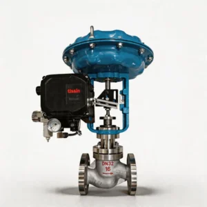 Pneumatic Control Valve with Diaphragm Actuator for Water Flow Control 4-20mA Input Flanged Globe Type DN15 PN16 Linear