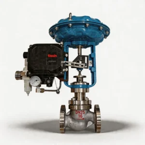 Pneumatic Diaphragm Control Valve with Digital Actuator and 4to20ma Positioner for Steam Pressure Control Gas Flow Regulating