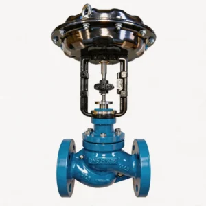 Pneumatic Diaphragm Valve with 4-20mA Smart Positioner and PTFE Seal for Industrial Gas Pressure Regulation and Water Flow