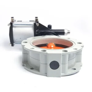 Pneumatic Dust Butterfly Valve Flange Type Butterfly Valve for Powder Dust Collection System