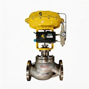 Pneumatic Gas Control Valve with Globe Style Construction and Cage Type Trim for Precise Flow Control
