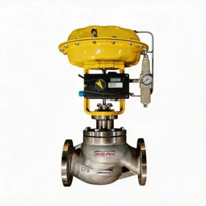 Pneumatic Gas Control Valve with Type PMW 30 Digital Smart Positioner 4-20mA for Enhanced Accuracy