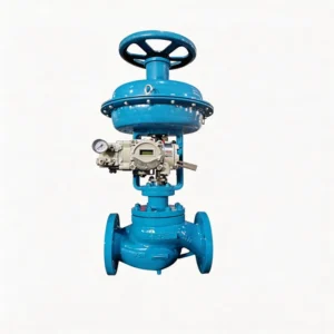 Pneumatic Globe Control Valve for Chilled Water with Electric Actuator and PTFE Seat Stainless Steel 2 Inch Pressure