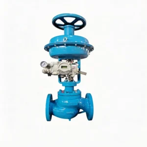 Pneumatic Globe Control Valve for Steam with Proportional YT4300 Positioner 5 Inch Class150LB WCB with Diaphragm Actuator