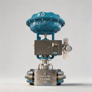 Pneumatic Globe Control Valve with Digital Smart Positioner Air Regulator for Steam Gas Oil High Pressure DN50 Water