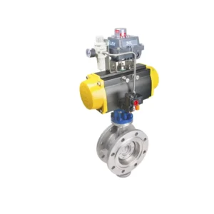 Pneumatic Hard Seal Flange Butterfly Valve Three Eccentric Wafer Butterfly Valve for Water Media