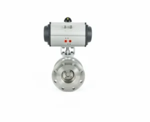 Pneumatic Hard Seated Flanged Butterfly Valve for General Application