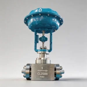 Pneumatic High Pressure Relief Control Valve Threaded Stainless Steel with Smart Positioner for Safety API 526 Certified