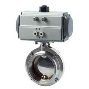 Pneumatic Hygiene Grade Butterfly Valve D681X 10P Food Hygiene Grade 304 316 Stainless Steel Quick Release Pneumatic Disc Valve