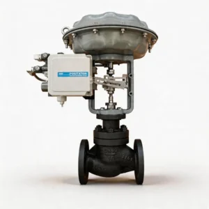 Pneumatic Industrial Control Valve with Diaphragm Actuator for Chilled Water Flow Regulating Cage Guide DN32 PN16