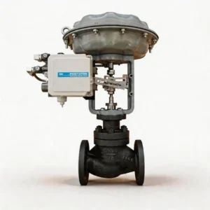 Pneumatic Industrial Control Valve with Diaphragm Actuator for Gas Pressure Reducing Cage Type PTFE Seal DN50 PN40