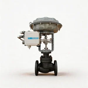 Pneumatic Industrial Control Valve with Diaphragm Actuator for High Temp Steam Pressure Cage Hardened DN40