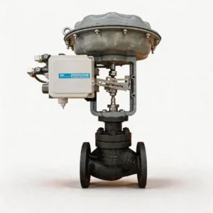 Pneumatic Industrial Control Valve with Diaphragm Actuator for Natural Gas Flow Regulator Class 300 RF DN80