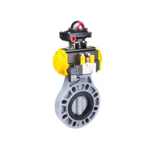 Pneumatic PVC Butterfly Valve Pneumatic Clamp Type Butterfly Valve Pneumatic Butterfly Valve Dn50