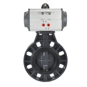 Pneumatic PVC Plastic Butterfly Valve