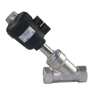 Pneumatic Posion Valves 2/2 Way Angle Seat Y Valve SS316L DN25 PN25 G Thread BSP NPT
