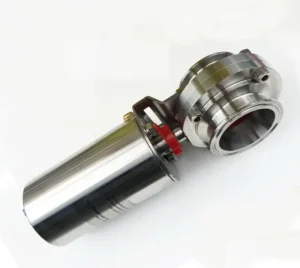 Pneumatic Sanitary Clamp Butterfly Valve Stainless Steel