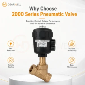 Pneumatic Shut-off Valve Brass Angle Seat Valve for Steam Water Air Fluid Control 00001252 00001253 00001248
