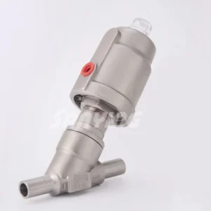 Pneumatic Stainless Steel Actuator 2/2 Way Piston Threaded Angle Seat Valve