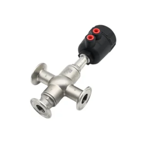 Pneumatic Stainless Steel Female Quick-install 3-Way Angle Seat Valve for Water