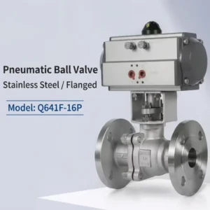 Pneumatic Stainless Steel Flange Ball Valve With ISO Mounting Pad For High Temperature Steam