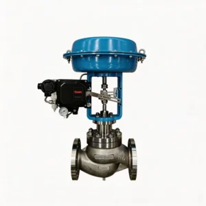 Pneumatic Steam Control Valve with 2 Position Solenoid Pneumatic Cylinder for Turbine Inlet Steam Flow Rate Regulating System