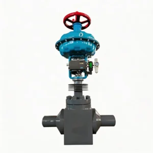 Pneumatic Steam Control Valve with Electric Actuator and Positioner for Boiler Feed Pump Recirculation