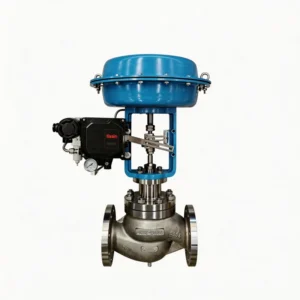 Pneumatic Steam Control Valve with Multi Turn Electric Actuator and Handwheel for Water Treatment Industrial System Flow