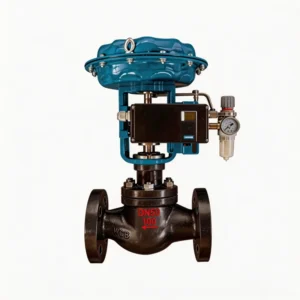 Pneumatic Temperature Control Valve Stainless Steel Compact Digital Actuator with PTFE Seal for Hot Water System and Globe Body