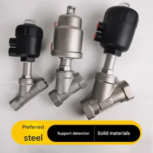 Pneumatic Threaded Angle Seat Valve Internal Thread Angle Seat Valve