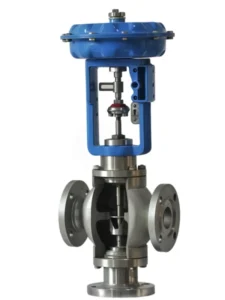 Pneumatic Three Way Control Valve Diaphragm Type Mixing Diverting Valve
