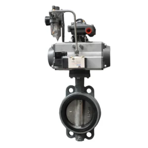 Pneumatic Wafer Butterfly Valve with Dimensions