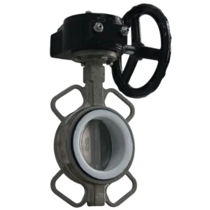 Precise On/Off Control Manual Actuated High Temperature Wafer Type Cast Steel Butterfly Valve for Automated Systems