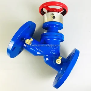 Precision Digital Angle Flow Control Valve SP45F Hydraulic DN50-DN400 Cast Iron Flange for Water Normal Temperature