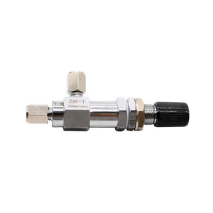 Precision Manual Flow Control Valve ZXF 1 Model Orifice Needle Metering for Gases Air Nitrogen CO2 with 1 4in Port