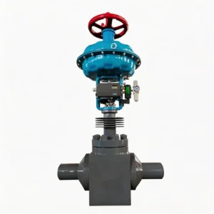 Precision Pneumatic Steam Control Valve Actuated by Cylinder for Turbine Bypass and Thermal Fluid Heater