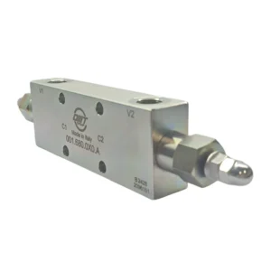 Pressure Control Valve Four Way Flange Installation with In line Body Dual Counterbalance Hydraulic Valves 3/8 in Ports