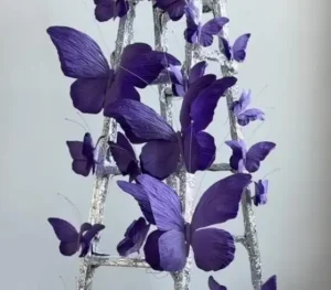 Professional Hand Made Large Artificial Butterfly for Romantic Wedding Spring Indoor Decoration