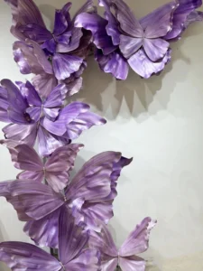 Professional Hand Made Large Artificial Butterfly for Romantic Wedding Spring Indoor Outdoor Decoration