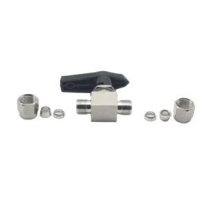 Professional Needle Valve 1/2 6000 psi High Pressure 6000psi Stainless Steel 304 Needle Valve