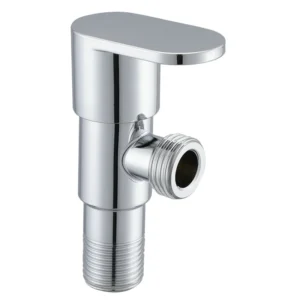 Professional Stainless Steel Handle Modern Design 1/2 Toilet Angle Valve for Bathroom Angle Cock Valve