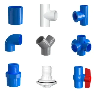 Pvc Pipe Fittings Water Supply All Types of Ball Valve 3 6 Way Plastic Joint 45 90 Degree Elbow Flange Tee Reduce Coupling