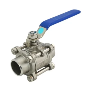 Q13 Stainless Steel Three Piece Welded Ball Valve Manual Pneumatic High For Water Gas Oil Base OEM Customizable Check Butterfly