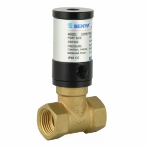 Q22HD Pneumatic Control Valve Brass 2 Way Angle Seat Valve Two Position Pneumatic Solenoid Right Angle Air Control Bevel Valve