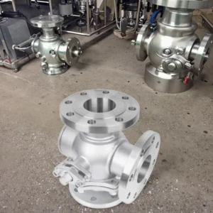 Q45F 16P Stainless Steel 304 3 Way T L Manual Flange Ball Valve PPL Sealed Ball Valve for Water Control