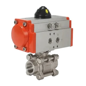 Q611TC Stainless Steel Internal Thread Ball Valve Hard Seal Ball Valve Pneumatic Three piece Ceramic Ball Valve
