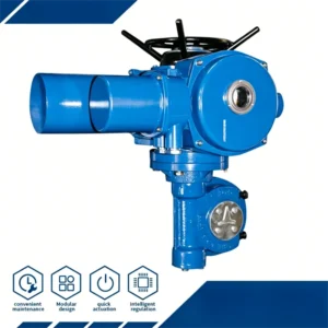 Quarter Turn Electric Actuator Local Control on Off Type Auxiliary Limit Switch Auxiliary Torque Switch Paper making Industries