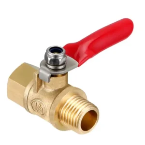 Quick Connect Pneumatic Valves Brass Ball Valve with Push Fit for Water 1 8 1 4 3 8 1 2 Inch Male to Female Thread Pipe Fitting