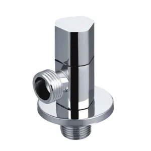 Quick Open Chrome Plated Brass Angle Valve with Brass Handwheel 1/2″x1/2″